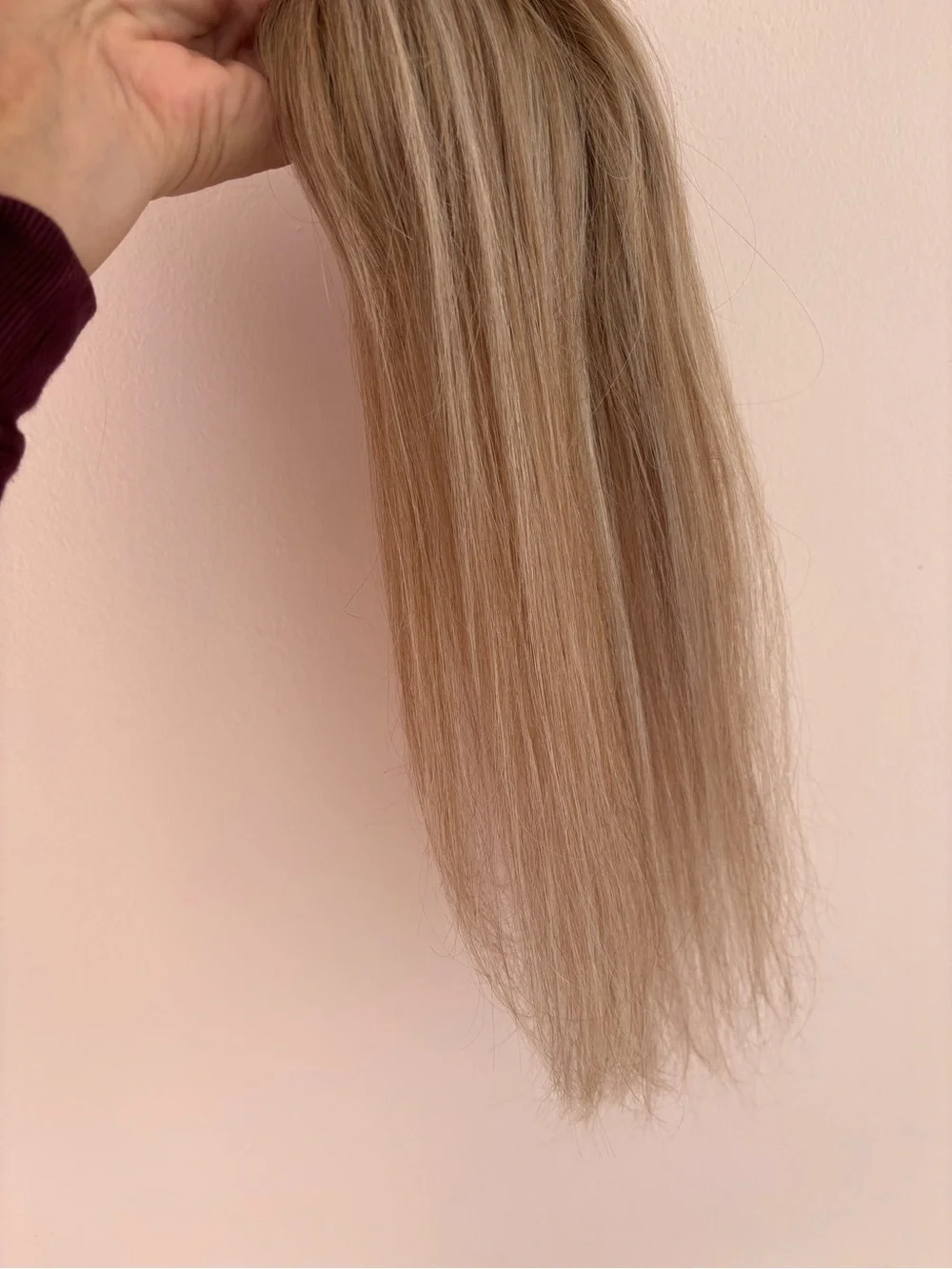 Natural Blonde Clip-In Topper - Lightweight Blonde Hairpiece